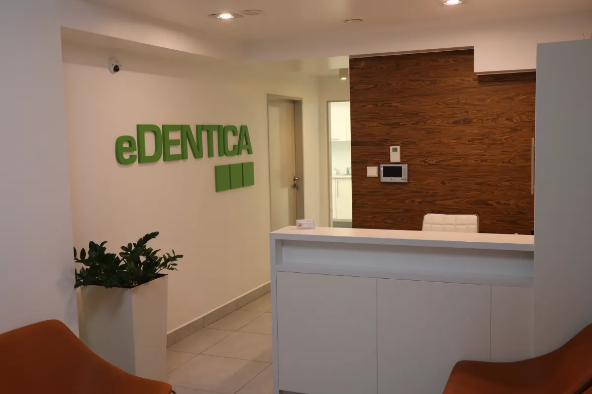 Recepcja kliniki eDentica w Mińsku Mazowieckim